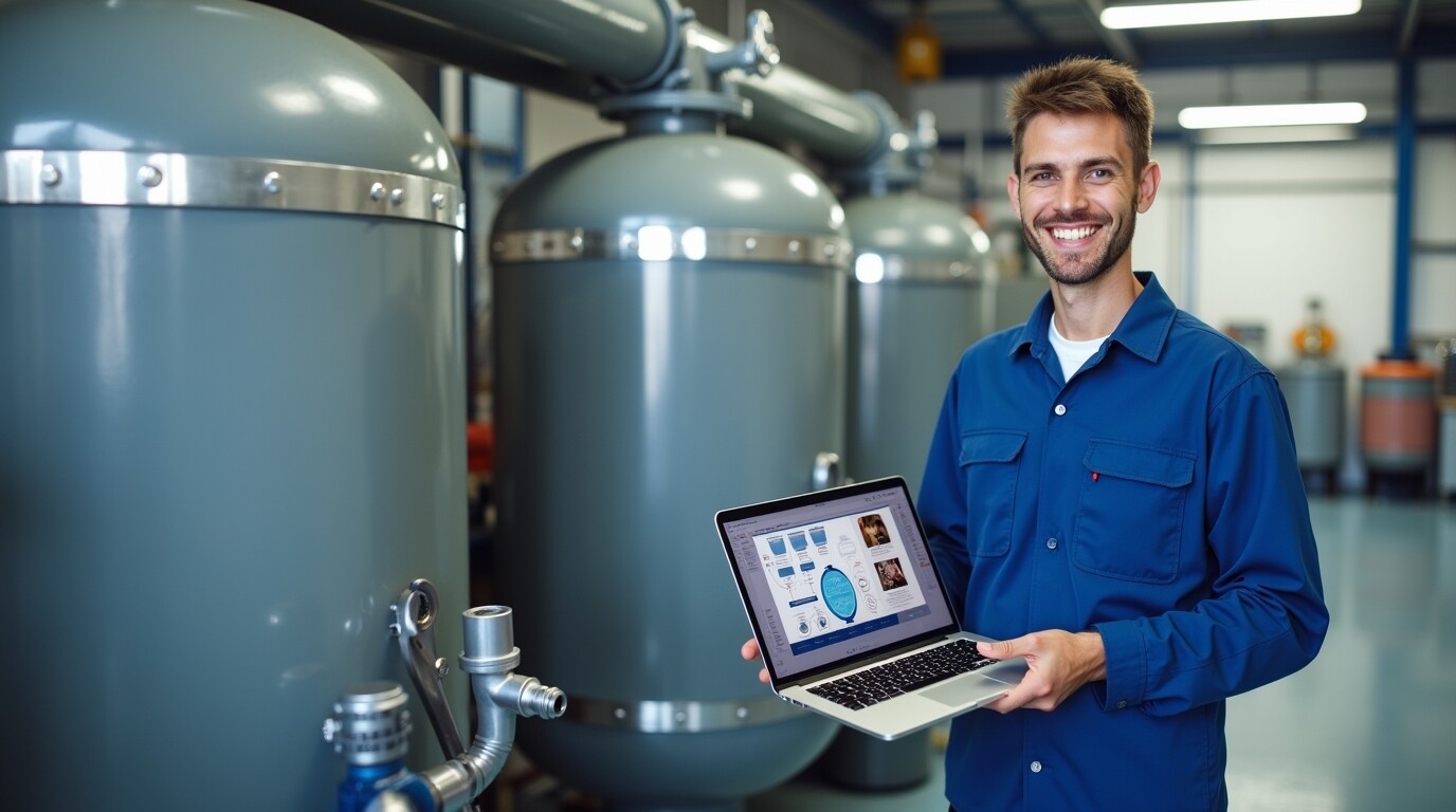 Обслуживание систем очистки воды - заказать услугу в Водолей