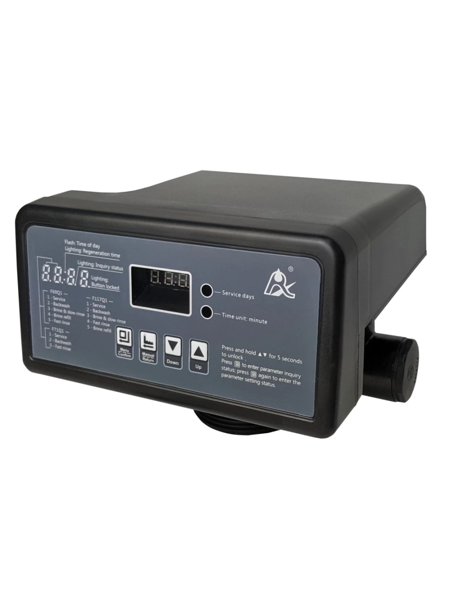 Runxin TMF117Q1 для управления процессами удаления жесткости и железа в засыпных ионообменных системах очистки воды