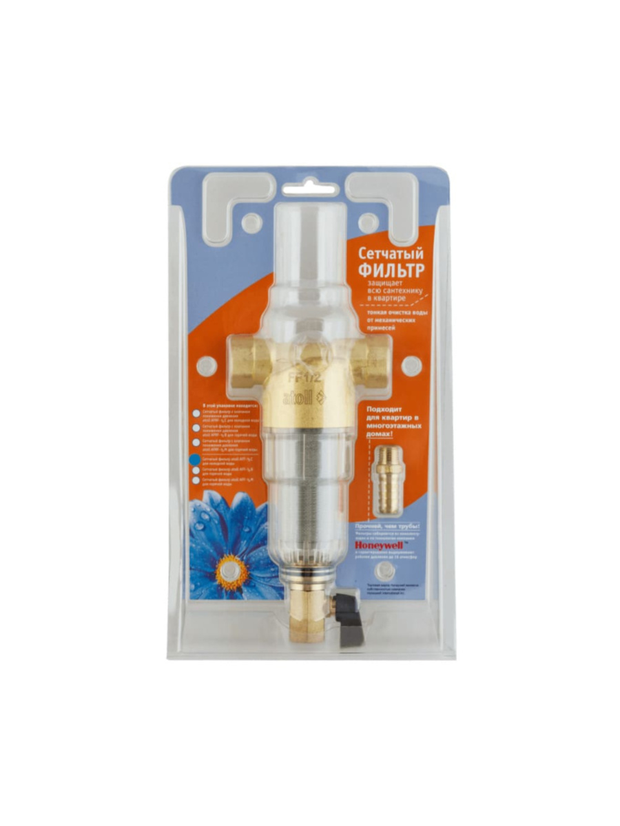 Магистральный Сетчатый Фильтр Atoll Ff06-12A 1 для очистки воды