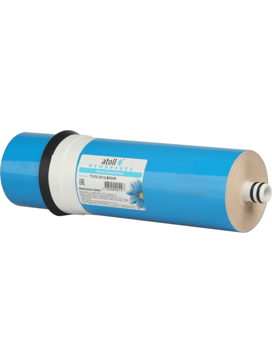 Мембрана Обратного Осмоса Atoll Tw30-3012-600Hr 1 для очистки воды
