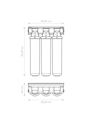 Проточный Питьевой Фильтр Барьер Эксперт Смягчение Био 4 для очистки воды