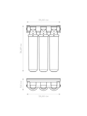 Проточный Питьевой Фильтр Барьер Эксперт Ультра 4 для очистки воды