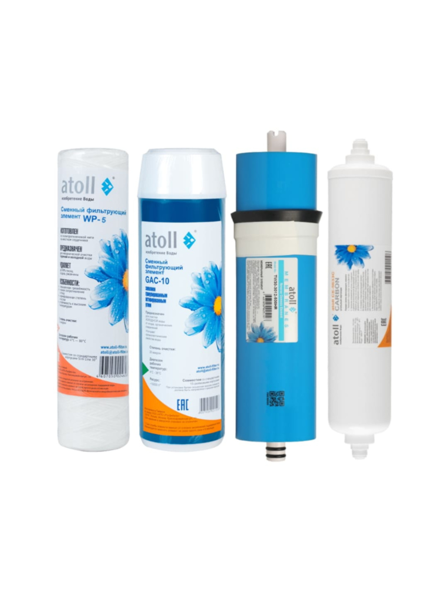 Набор Картриджей Atoll №108 Stda для очистки воды