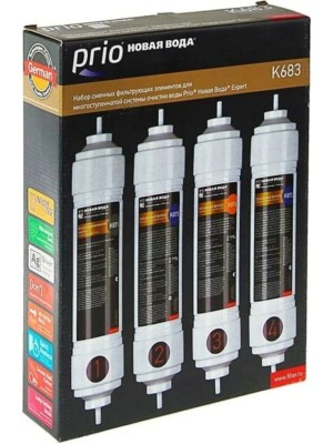 Набор Картриджей Prio Новая Вода K683 1 для очистки воды