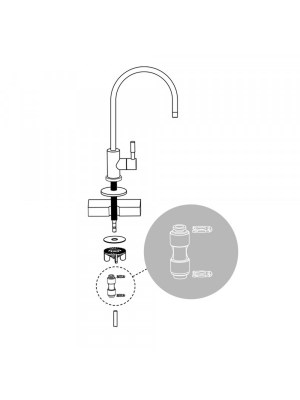Кран для питьевой воды WLG 1301-011 фото 5