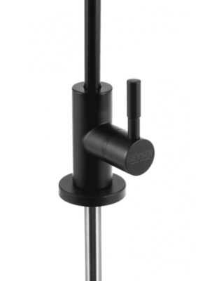 Кран Гейзер Flowmaster (Черный) Для Фильтра Под Мойкой 3 для очистки воды