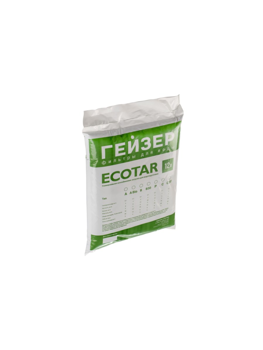 Загрузка Экотар (B30) Для Гейзер Aquachief 12 Л 1 для очистки воды