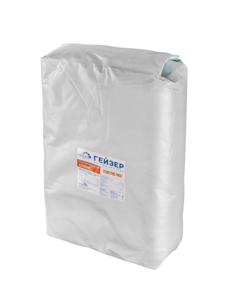 Фильтрующий Катионообменный Наполнитель Гейзер Пюрезин Tc007Hg (Na) 2 для очистки воды