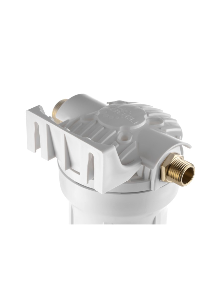 Корпус Гейзер 10Sl С Металлическими Ниппелями 12 -34 (Белая Колба) 4 для очистки воды