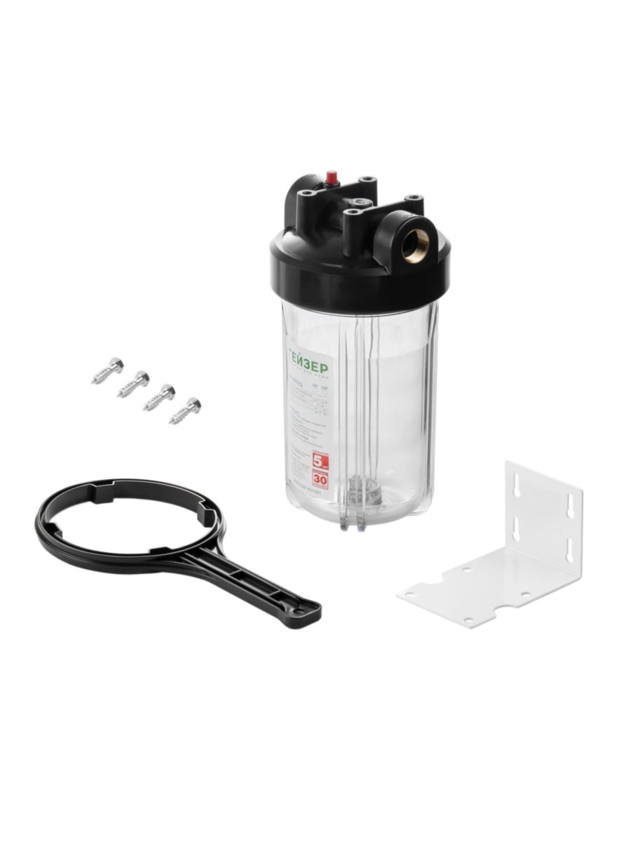 Прозрачный Корпус Гейзер Bb10 С Латунными Вставками 1 1 для очистки воды