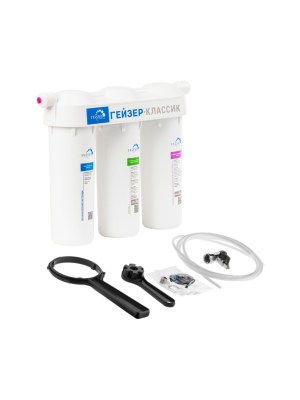 Проточный Питьевой Фильтр Гейзер Классик Для Жесткой Воды (Без Крана) 2 для очистки воды