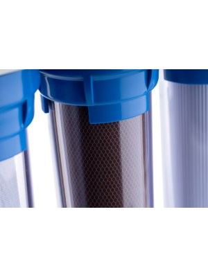 Проточный Питьевой Фильтр Гейзер Макс (Прозрачный) 4 для очистки воды