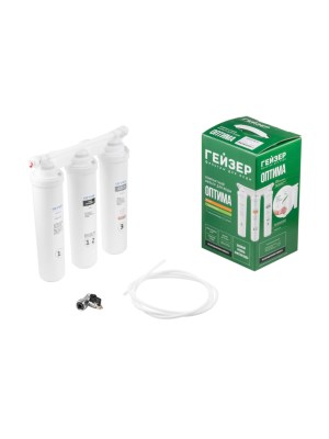 Проточный Питьевой Фильтр Гейзер Оптима М (Без Крана) 1 для очистки воды
