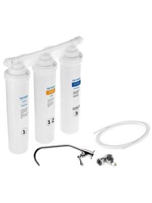 Проточный Питьевой Фильтр Гейзер Оптима Старт 1 для очистки воды