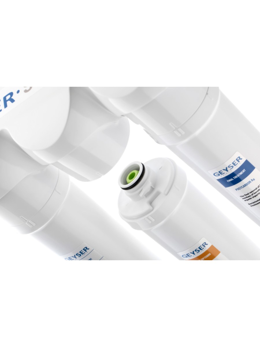 Проточный Питьевой Фильтр Гейзер Смарт (Кран 3) 4 для очистки воды