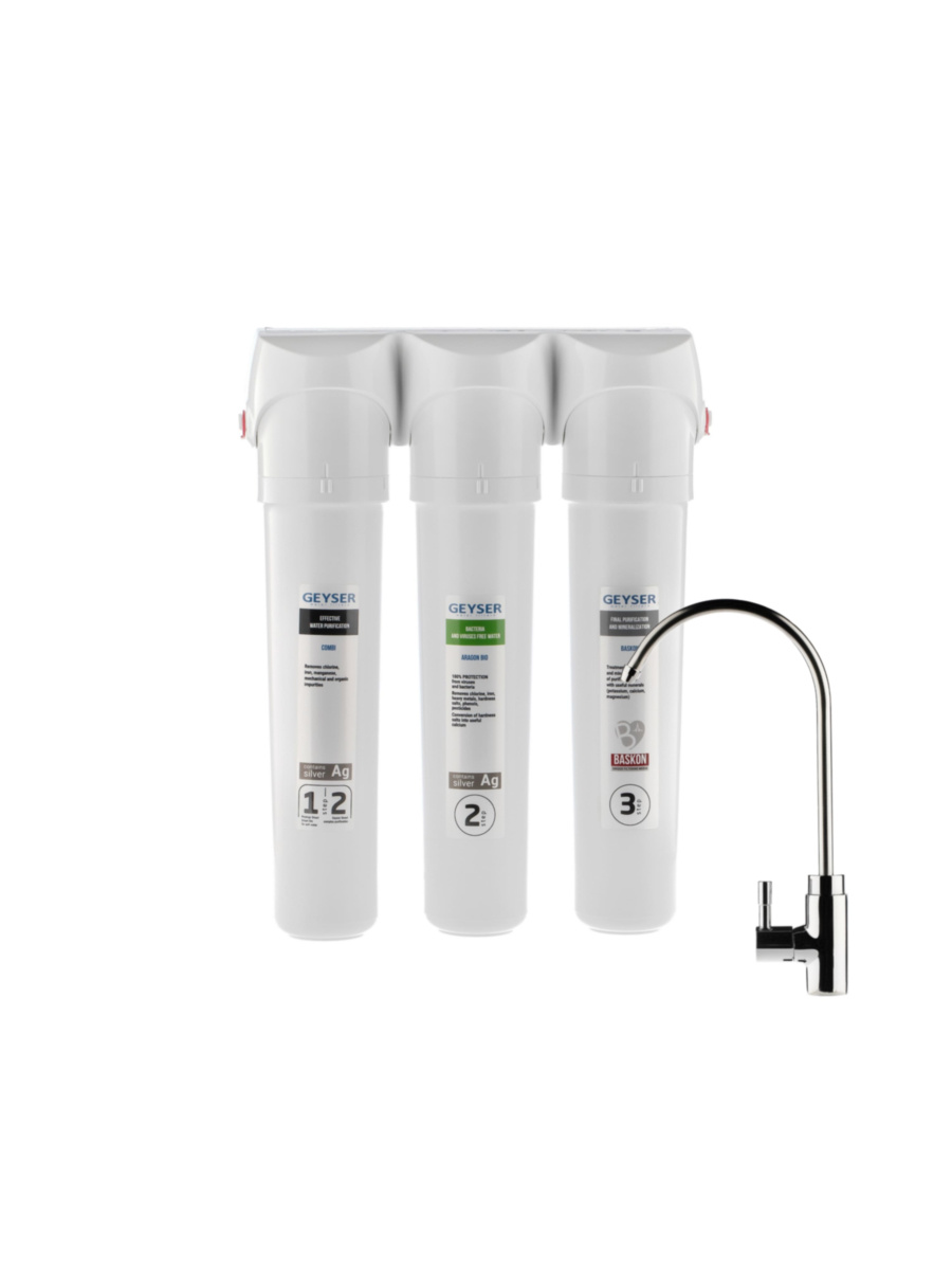 Проточный Питьевой Фильтр Гейзер Смарт Био 511 Для Обеззараживания Воды для очистки воды