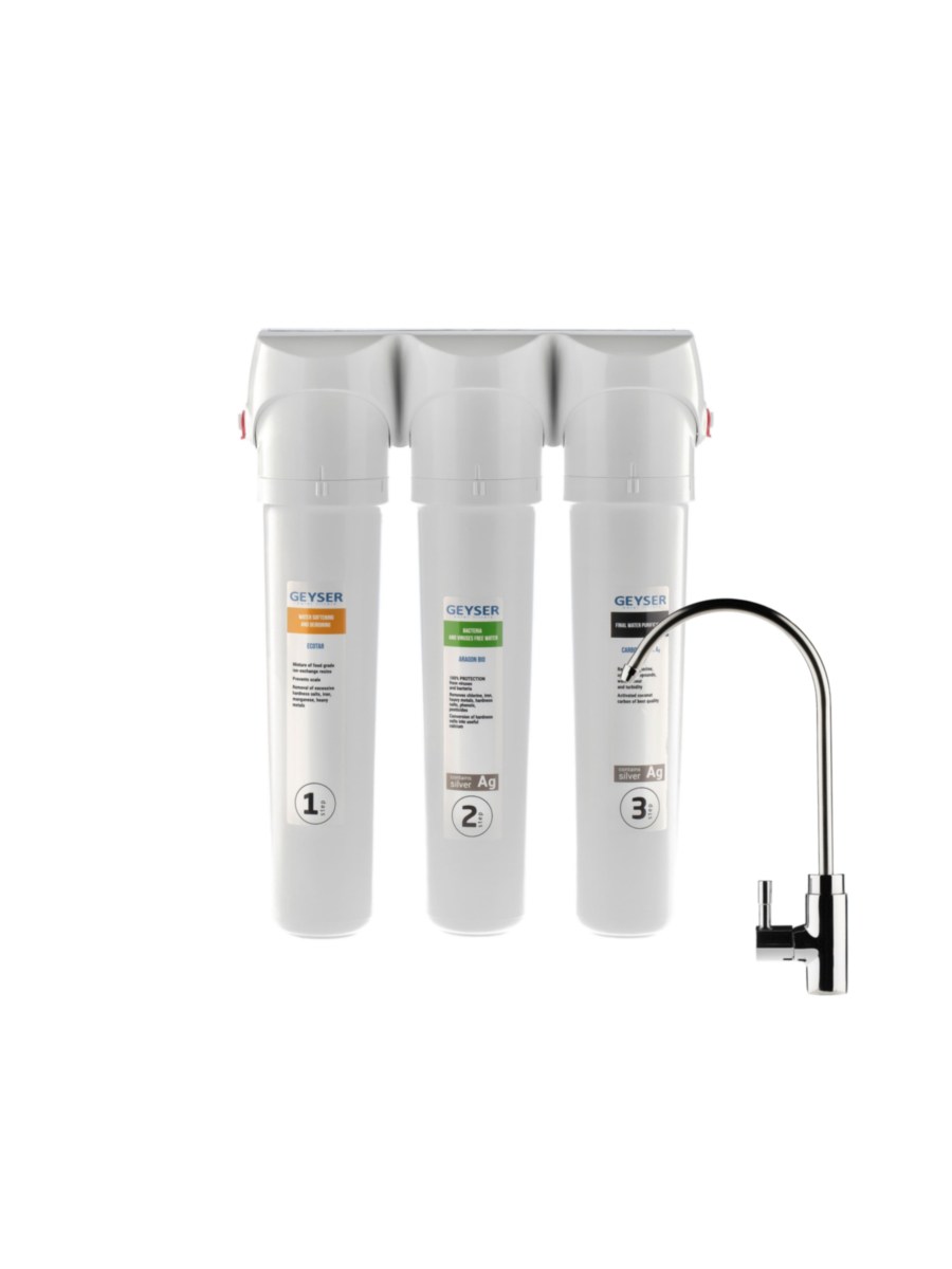 Проточный Питьевой Фильтр Гейзер Смарт Био 521 Для Обеззараживания Воды для очистки воды