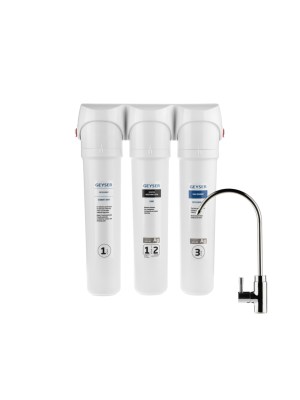 Проточный Питьевой Фильтр Гейзер Смарт Комплексная Очистка (Кран 6) для очистки воды