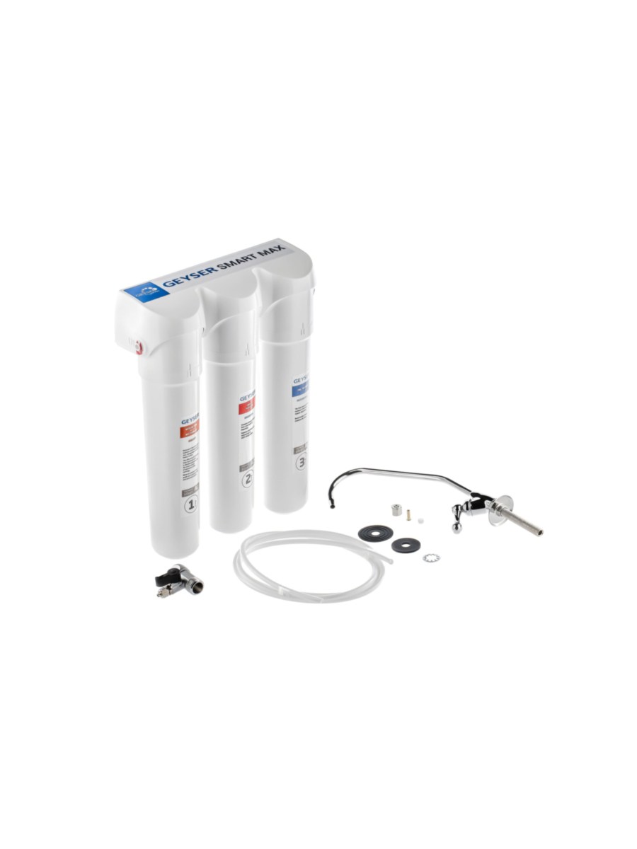 Проточный Питьевой Фильтр Гейзер Смарт Макс 10 для очистки воды