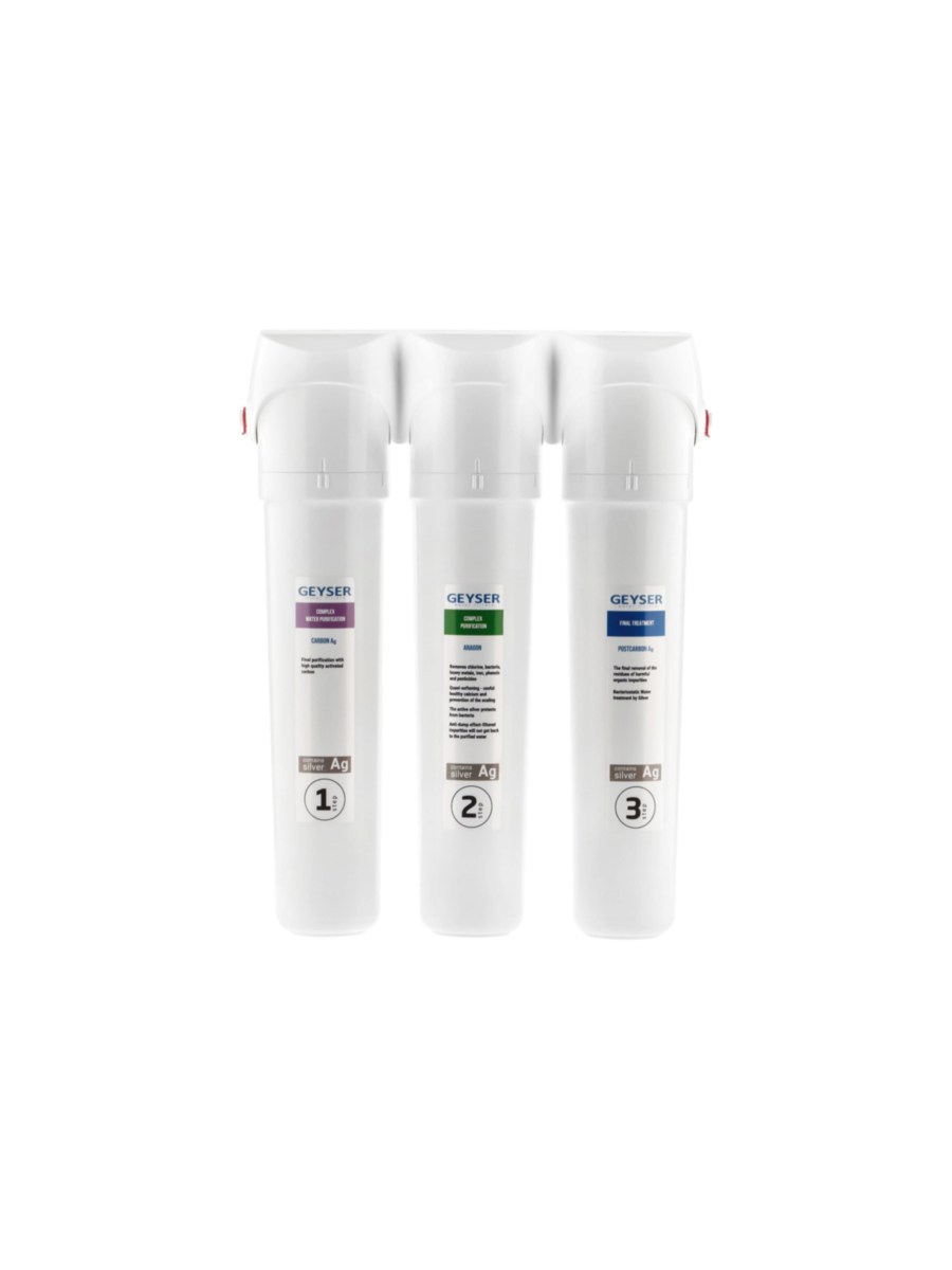 Проточный Питьевой Фильтр Гейзер Смарт Универсальный (Без Крана) для очистки воды