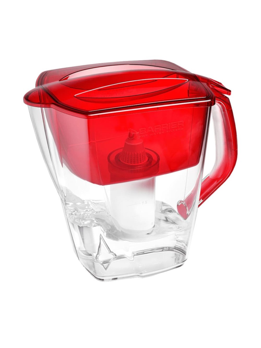 Фильтр-Кувшин Барьер Гранд Красного Цвета 1 для очистки воды
