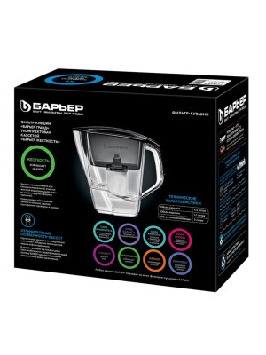 Фильтр-Кувшин Барьер Гранд Красного Цвета 4 для очистки воды