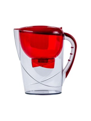 Фильтр-Кувшин Гейзер Аквариус Красного Цвета для очистки воды