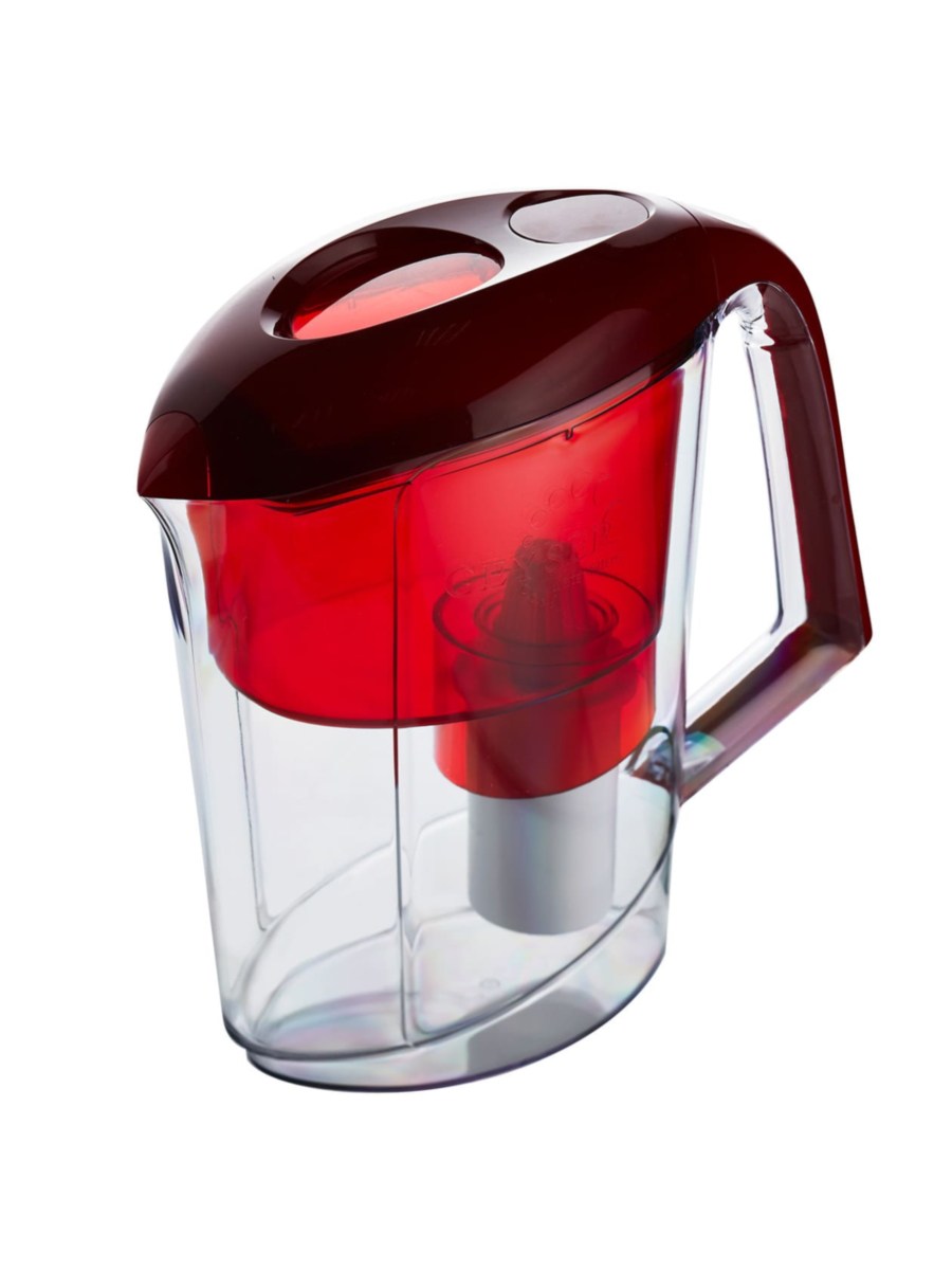 Фильтр-Кувшин Гейзер Вега Красного Цвета 1 для очистки воды