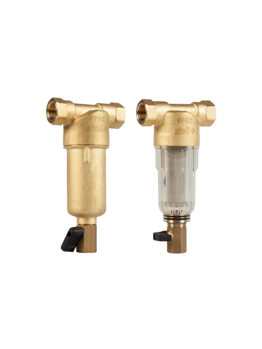 Набор Магистральных Сетчатых Фильтров Atoll Ff06-12A+Am для очистки воды