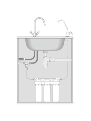 Проточный Питьевой Фильтр Prio Новая Вода Praktic Eu312 5 для очистки воды