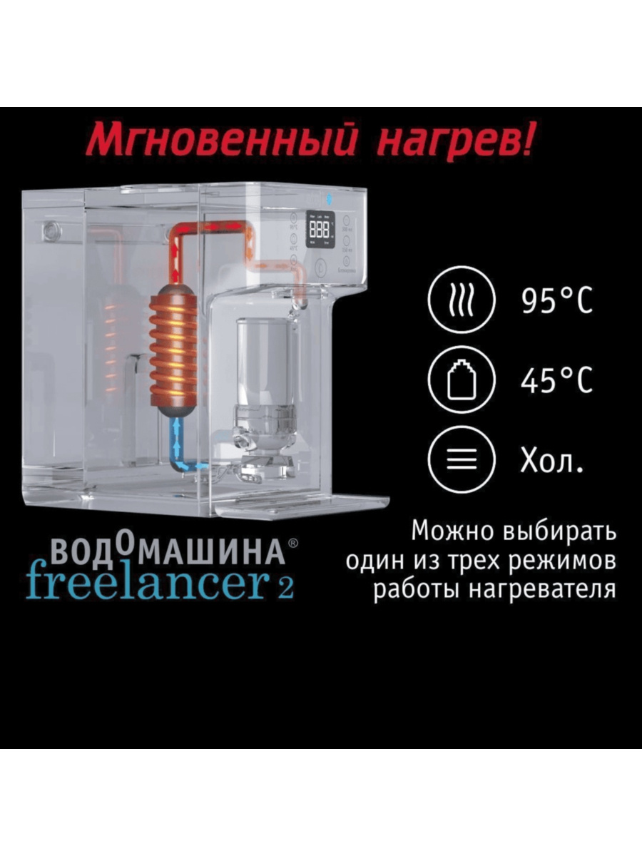 Автономный Фильтр Для Воды Atoll Freelancer 2 White С Обратным Осмосом И Нагревом 10 для очистки воды