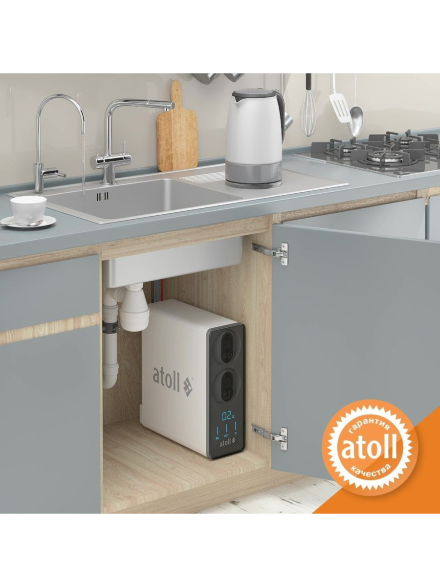 Фильтр Для Воды Atoll Twist 800 (A-5800P) С Обратным Осмосом 5 для очистки воды