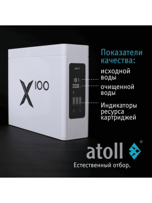Фильтр Для Воды Atoll X100 (Без Крана) С Обратным Осмосом 2 для очистки воды