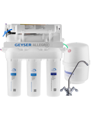 Фильтр Для Воды Гейзер Аллегро-Пм С Обратным Осмосом для очистки воды