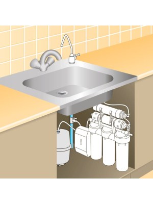 Фильтр Для Воды Prio Новая Вода Praktic Osmos Ou600 С Обратным Осмосом 5 для очистки воды